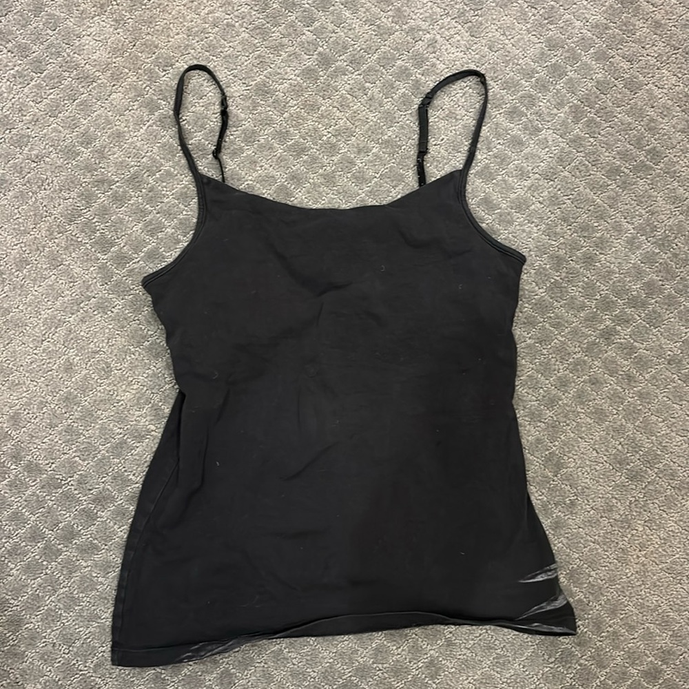 black tank top